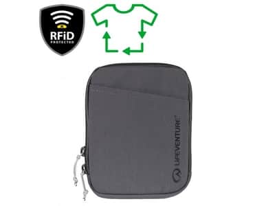 RFiD Travel Neck Pouch Recycled