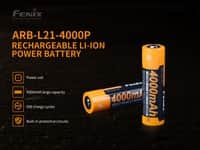 Batrie Li-ion 21700 4000 mAh